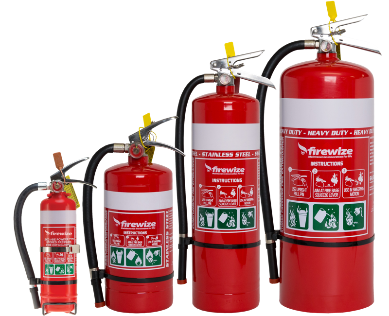 Firewize Dry Chemical Powder Fire Extinguisher Range